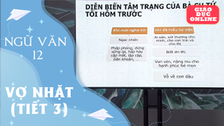 Môn Ngữ Văn Lớp 12 - Vợt Nhặt (Tiết 3)