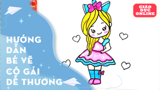 Cách vẽ một cô gái xinh đẹp