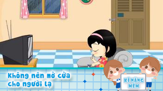 Không nên mở cửa cho người lạ