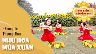 Bé Phùng Lê Phương Thảo đáng yêu trong MV Như Hoa Mùa Xuân - Ước Mơ Hồng