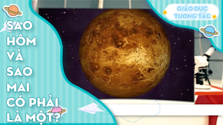 Sao hôm và sao mai có phải là một?