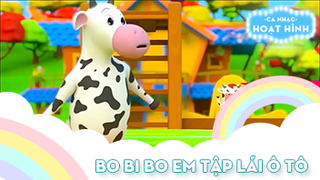 Ca khúc Bo bi bo em tập lái ô tô