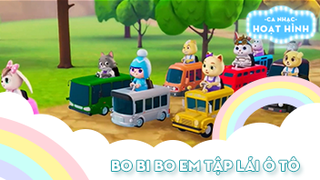 Ca khúc Bo bi bo em tập lái ô tô