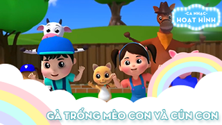 Ca khúc Gà trống mèo con và cún con