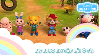 Ca khúc Bo bi bo em tập lái ô tô