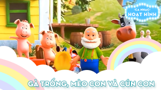 Ca khúc Gà trống, mèo con và cún con 