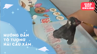Hướng dẫn tô tượng hải cẩu xám