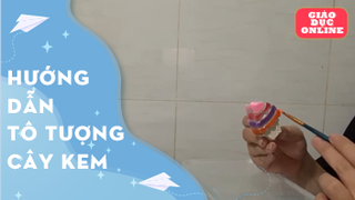 Hướng dẫn tô tượng cây kem