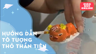  Hướng dẫn tô tượng thỏ thần tiên