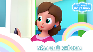 Ca khúc Năm chú khỉ con (3)