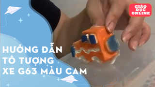  Hướng dẫn tô tượng xe G63 màu cam