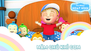Ca khúc Năm chú khỉ con (6)