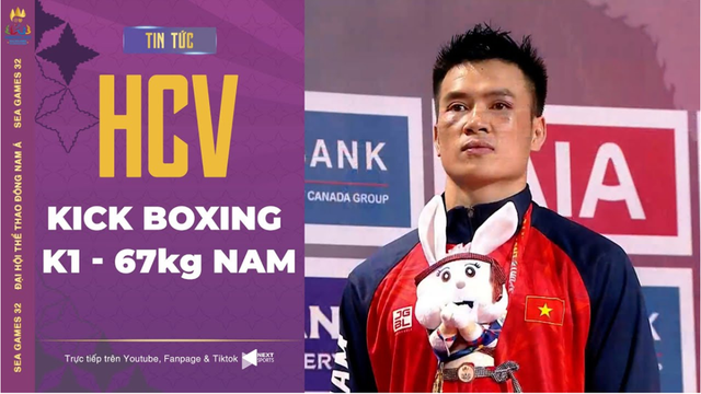 HCV Kickboxing K1 - 67kg nam - Chiến thắng áp đảo, Nguyễn Hoàng chốt sổ HCV cho ĐTT Việt Nam