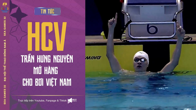 🥇HCV bơi hỗn hợp 200m | Trần Nguyên Hưng mở hàng cho bơi Việt Nam