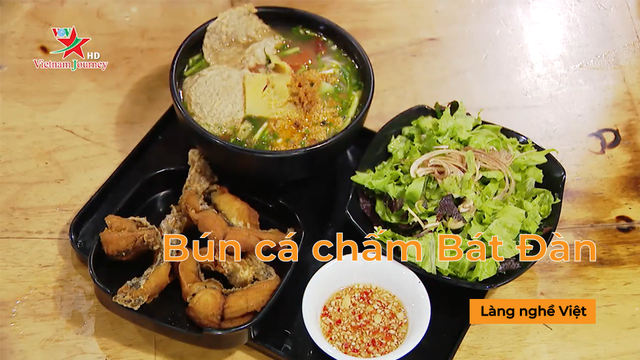  Bún cá chấm Bát Đàn thơm ngon , ròn tan , hương vị thơm ngon - Tinh Hoa Ẩm Thực