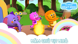 Ca khúc Năm chú vịt nhỏ (3)