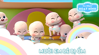 Ca khúc Mười em bé bị ốm 2