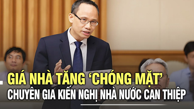 Giá nhà tăng 'chóng mặt', chuyên gia kiến nghị Nhà nước can thiệp