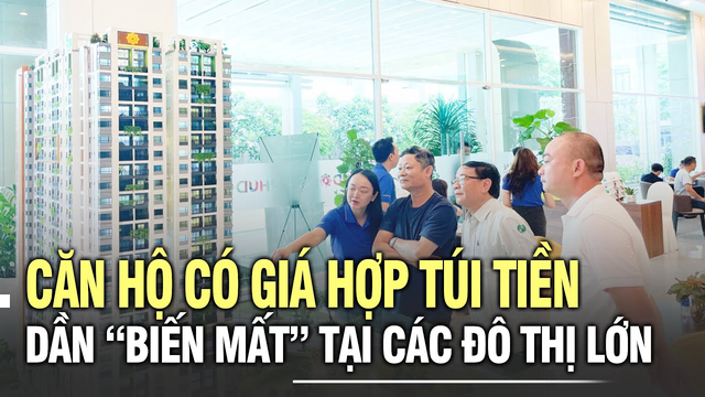 Căn hộ có giá hợp túi tiền dần "biến mất" tại các đô thị lớn