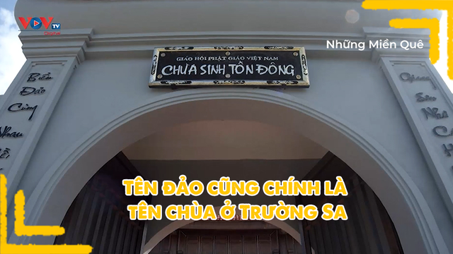 Tên đảo cũng chính là tên chùa ở Trường Sa