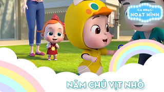 Ca khúc Năm chú vịt nhỏ (5)
