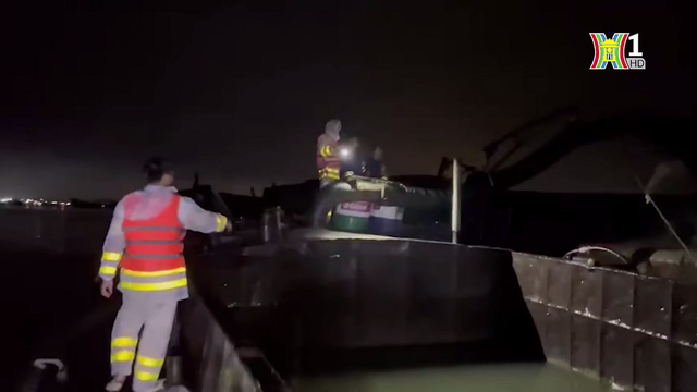 Triệt phá nhóm cát tặc quy mô lớn trên sông Hồng | An ninh Thủ đô | 24/08/2024