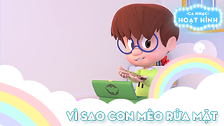 Ca khúc Vì sao con mèo rửa mặt (4)