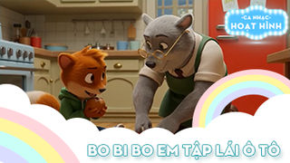 Ca khúc Bo bi bo em tập lái ô tô (4)