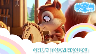 Ca khúc Chú vịt con học bơi (4)
