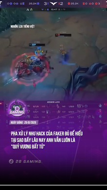 ‘Quỷ vương bất tử’ mang tên Faker