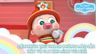 Liên khúc Thử thách phòng màu sắc và Hãy vỗ tay khi mình vui nhé