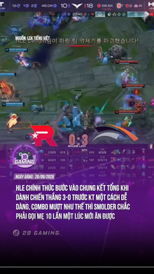 Chúc mừng HLE bước vào chung kết tổng