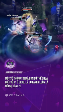 Faker luôn là nỗi sợ của LPL