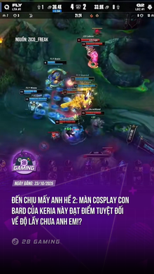 Chịu mấy anh hề 2 'màn cosplay con bard của Keria'