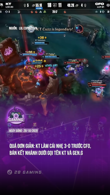 KT làm nhẹ cái 3-0 trước CFO