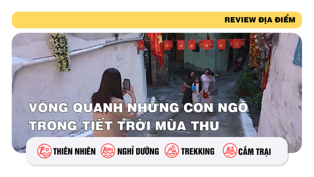 Vòng quanh những con ngõ trong tiết trời mùa thu