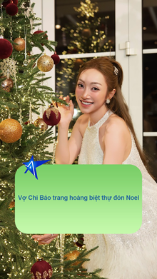 Vợ Chi Bảo trang hoàng biệt thự đón Noel