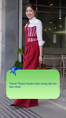 Thanh Thanh Huyền luôn mang bật lửa bên mình