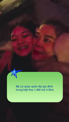 Mỹ Lệ quây quần đại gia đình trong biệt thự 1.400 m2 ở Đức