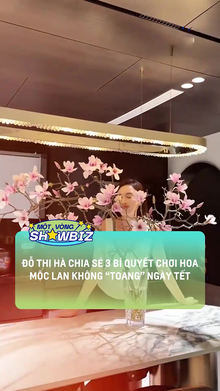 Đỗ Thị Hà chia sẻ 3 bí quyết chơi hoa mộc lan ngày Tết