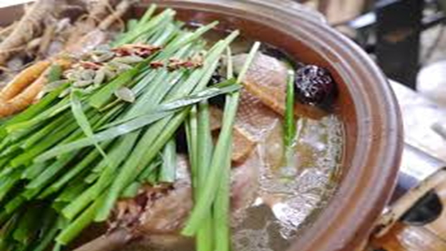 Canh vịt Oritang Gwangju