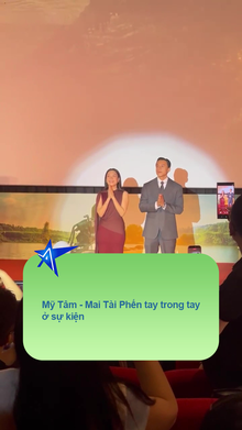 Mỹ Tâm - Mai Tài Phến tay trong tay ở sự kiện