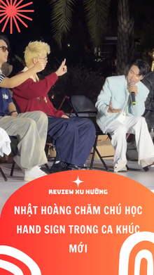 Nhật Hoàng chăm chú học hand sign trong ca khúc mới