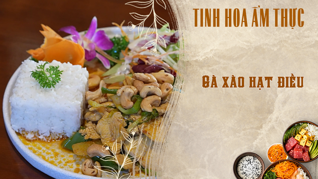 Gà xào hạt điều