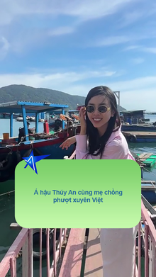 Á hậu Thúy An cùng mẹ chồng phượt xuyên Việt