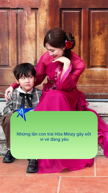 Những lần con trai Hòa Minzy gây sốt vì vẻ đáng yêu