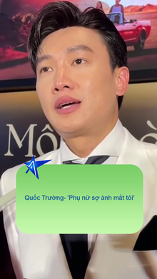 Quốc Trường- 'Phụ nữ sợ ánh mắt tôi'