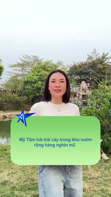 Mỹ Tâm hái trái cây trong khu vườn rộng hàng nghìn m2