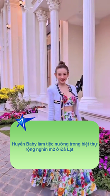 Huyền Baby làm tiệc nướng trong biệt thự rộng nghìn m2 ở Đà Lạt