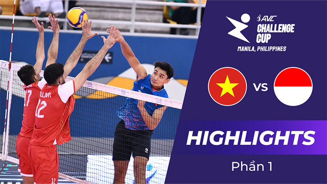 Highlights - Việt Nam vs Indonesia - Tuần 2 - Giải bóng chuyền nam SEA VLeague 2024 - Phần 1